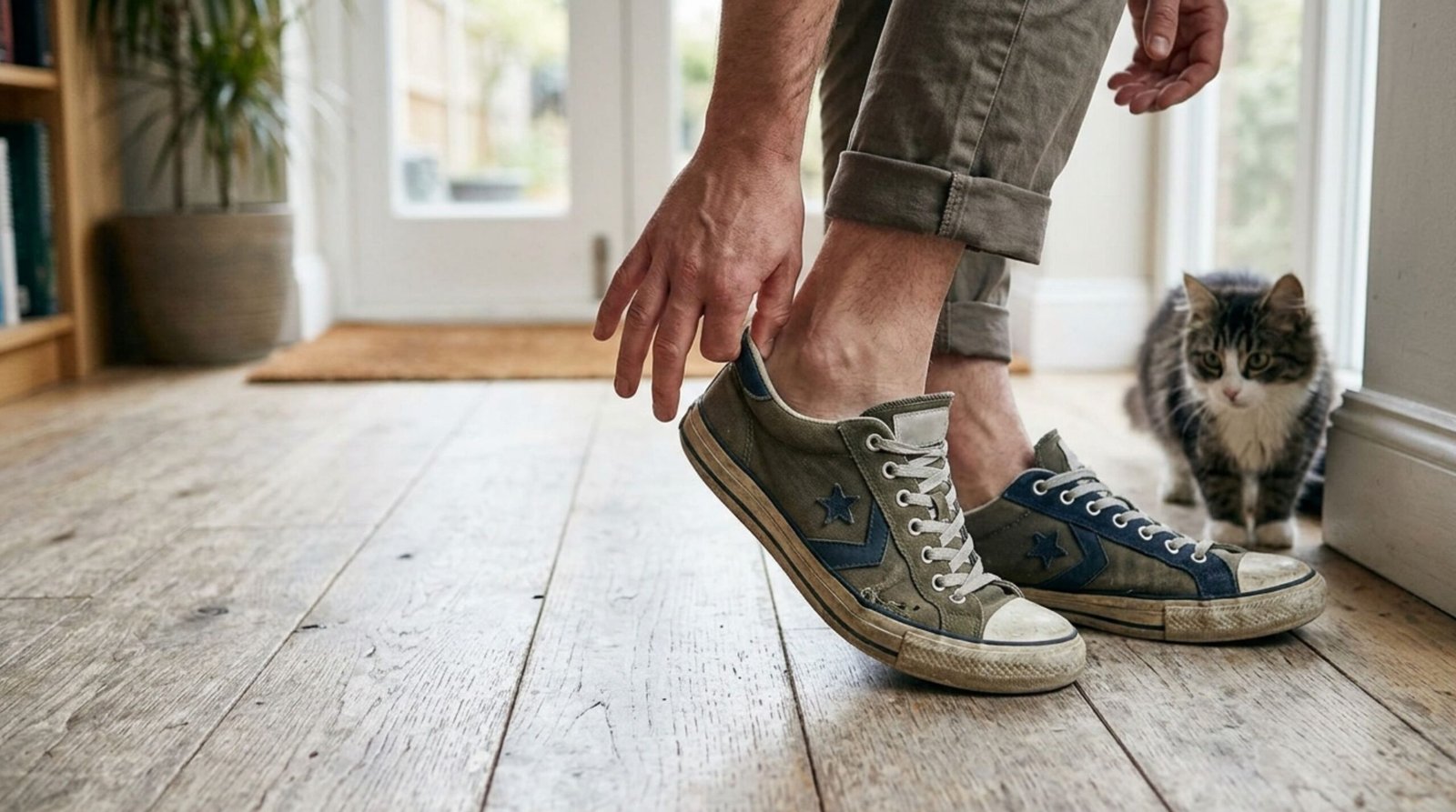 Chaussures avec odeurs de pipi