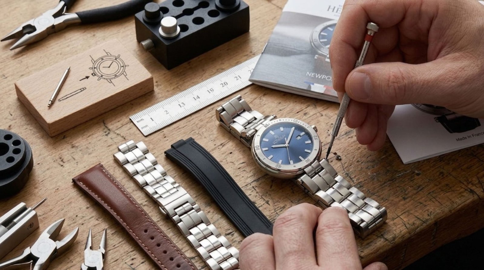 Comment changer le bracelet de ta montre Herbelin Newport